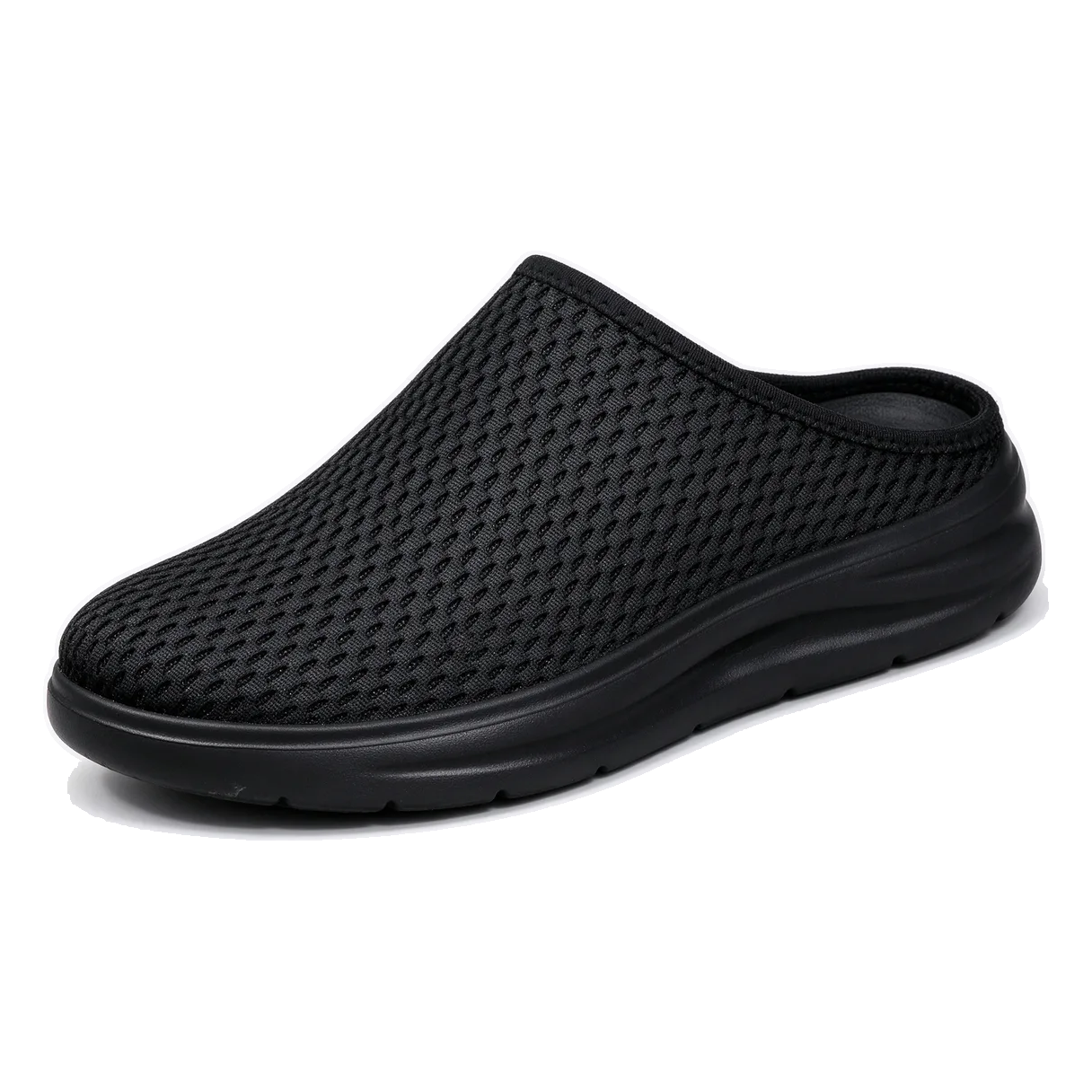 GR-2958 Recovery Slide Sandal - Soft Contoured Footbed, Post-Run and All-Day Rest, Black photo 8